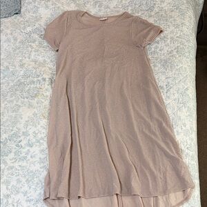 LuLaRoe Midi Dress in Light Pink